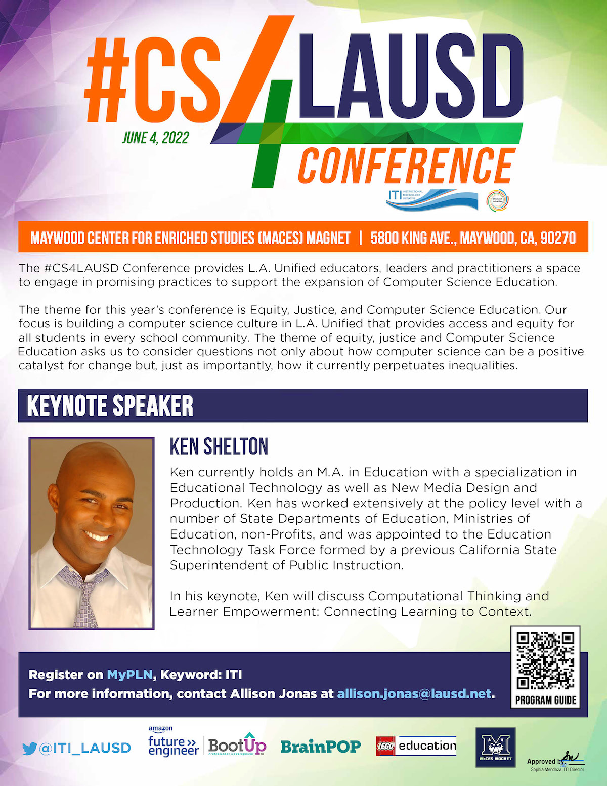 CS4LAUSD Conference flyer